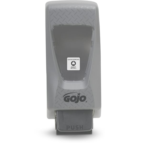 Gojo Dispenser, f/Soap, Refillable, 2000ml Cap, 6.76"x5.22"x15.76", GY - GOJ720001