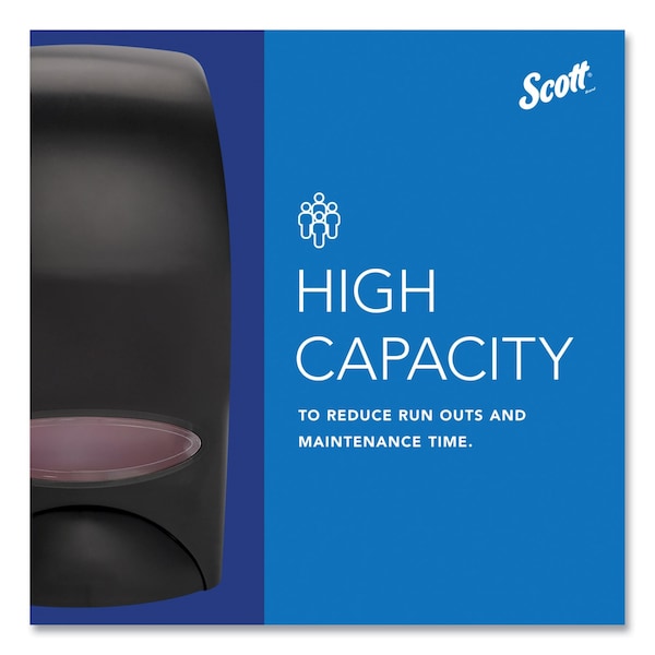 Scott Manual Skin Care Dispenser, 1000 mL, 5" x 5.25" x 8.38", Black - KCC 92145