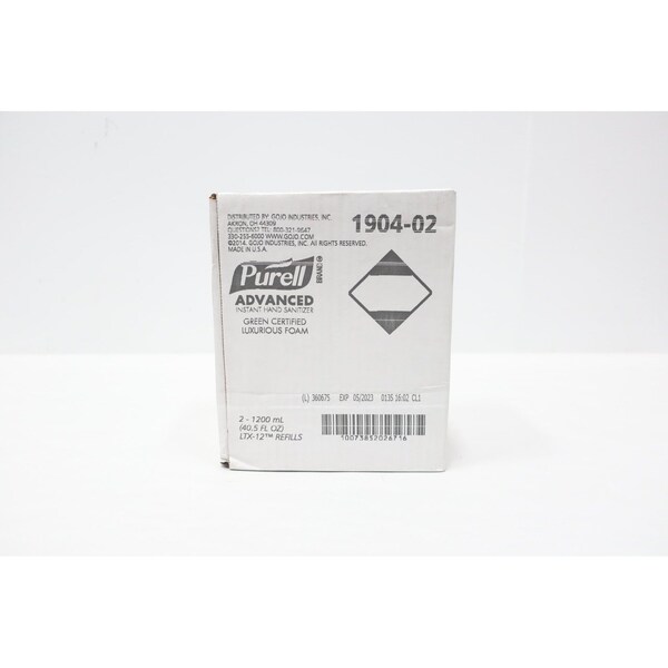 Purell 1904-02 ADVANCED INSTANT HAND SANITIZER FOAM OTHER DECONTAMINATION, 2PK - 1493