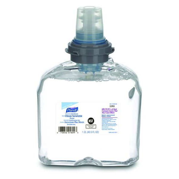 Purell Hand Sanitizer, Foam, 1200mL, PK2 - 5393-02