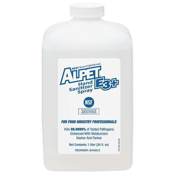 Best Sanitizers Hand Sanitizer, 1L, PK6 - SA10012