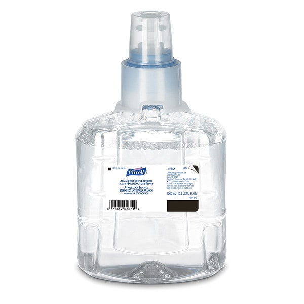 Purell Green Certified Hand Sanitizer Foam 1200mL Refill LT-12, PK2 - 1904-02