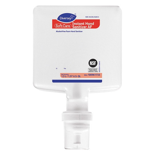 Diversey Hand Sanitizer, Cartridge, 1300mL, PK6 - 100961733