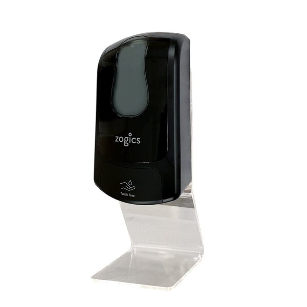 Zogics Touch-Free Automatic Hand Sanitizer Foam Dispenser with Tabletop Stand, 1000ml, Black - DIS01FOAM-BK-CL