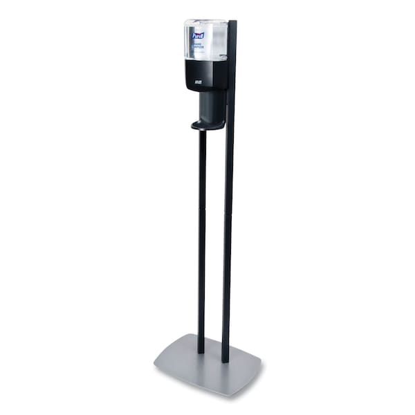 Purell ES8 Hand Sanitizer Floor Stand with Dispenser, 1,200 mL, 13.5 x 5 x 28.5, Graphite/Silver - 7218-DS