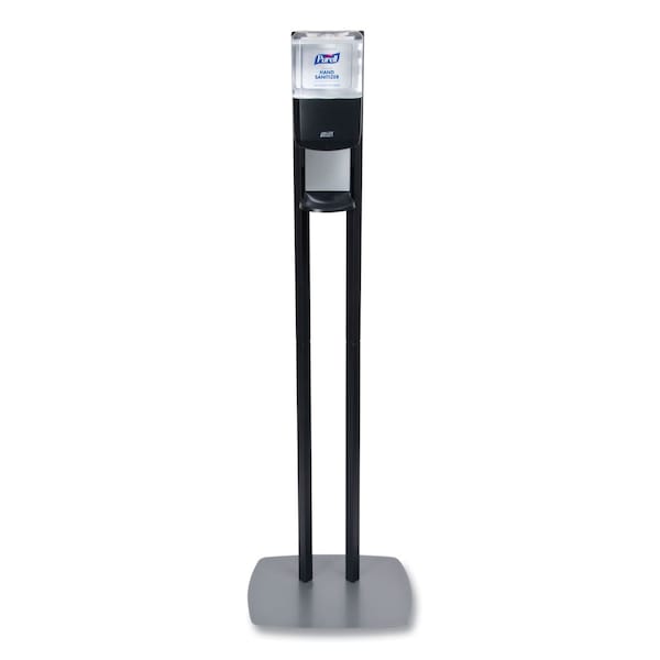 Purell ES8 Hand Sanitizer Floor Stand with Dispenser, 1,200 mL, 13.5 x 5 x 28.5, Graphite/Silver - 7218-DS