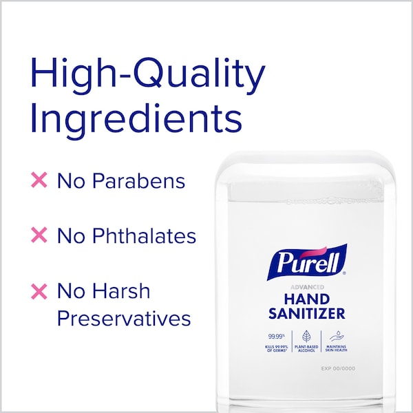 Purell Hand Sanitizer, ES10 Series, Foam, Cartridge with Integrated Battery, 1,200 mL, 2 PK - 8353-02