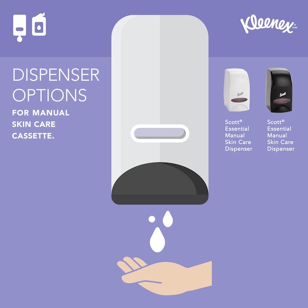 Kimberly-Clark Professional Ultra Moisturizing Foam Hand Sanitizer, 1.0 L Refills for Scott Essential Manual Dispensers (6) - 34700