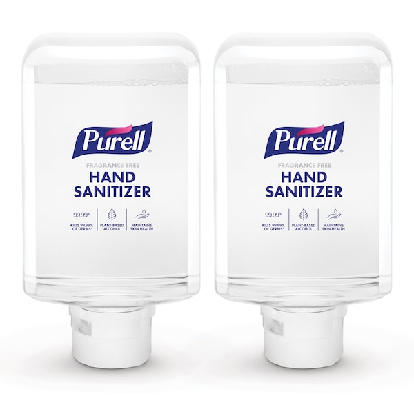 Purell Hand Sanitizer, ES10 Series, Foam, Cartridge with Integrated Battery, 1,200 mL, 2 PK - 8351-02