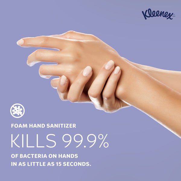 Kimberly-Clark Professional Ultra Moisturizing Foam Hand Sanitizer, 1.2 L Refills for KCP ICON & Scott Pro Automatic Dispensers - 34643