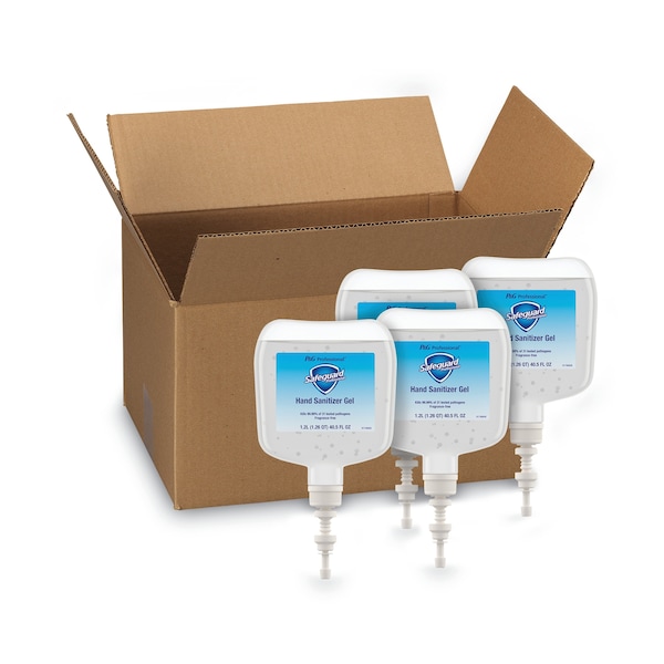 Safeguard Professional Antibacterial Gel Hand Sanitizer, 1,200 mL Refill, Fragrance-Free, 4PK - 48842