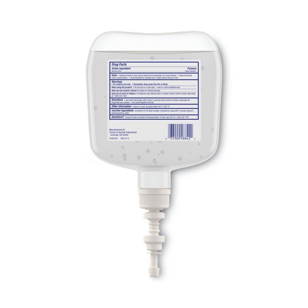 Safeguard Professional Antibacterial Gel Hand Sanitizer, 1,200 mL Refill, Fragrance-Free, 4PK - 48842