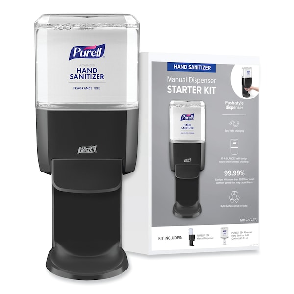 Purell Advanced Hand Sanitizer Foam ES4 Starter Kit, Graphite - 5053-1G-FS