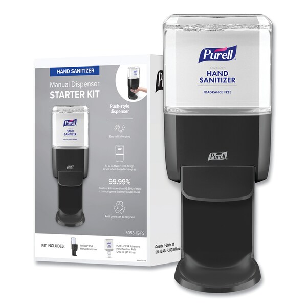 Purell Advanced Hand Sanitizer Foam ES4 Starter Kit, Graphite - 5053-1G-FS