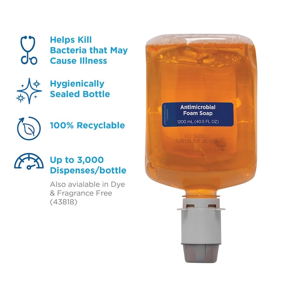 Georgia-Pacific 1200 ml Foam Hand Soap Cartridge - 43819