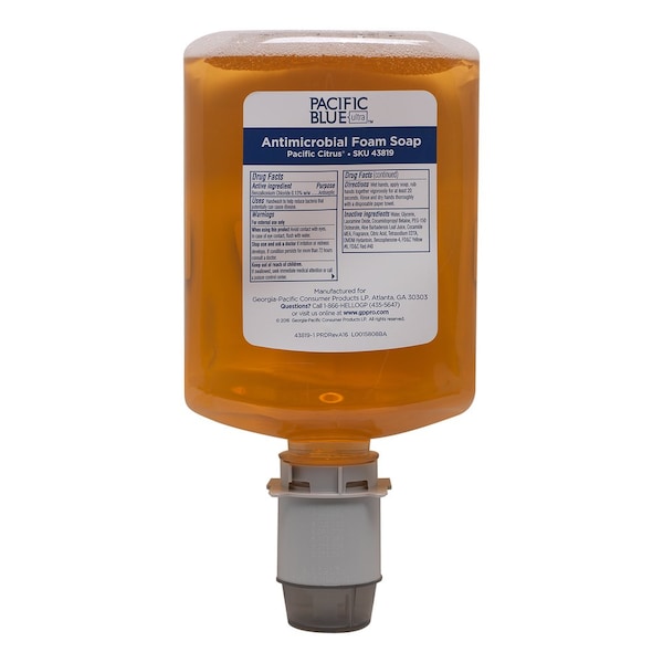 Georgia-Pacific 1200 ml Foam Hand Soap Cartridge - 43819