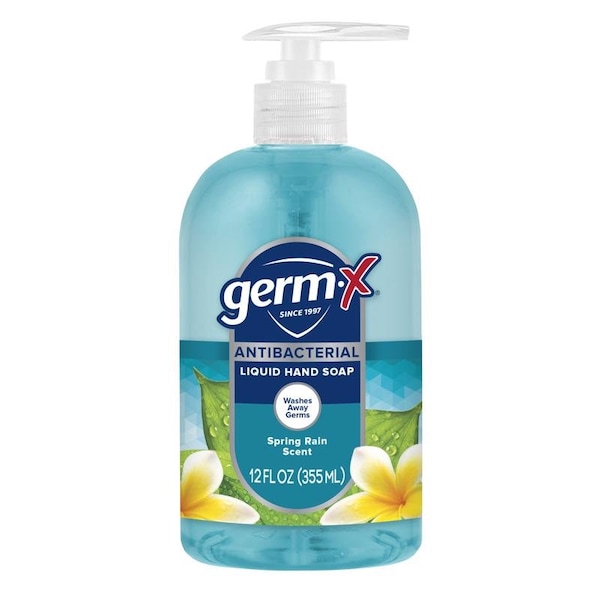 Germ-X Spring Water Scent Antibacterial Antimicrobial Lotion Soap 12 fl. oz. - 1000054329