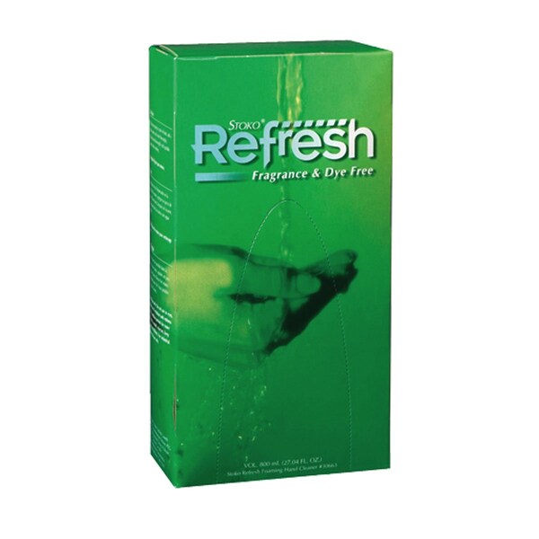Sc Johnson Professional Refresh Fragrance Free Foam Soap 800mL Cartridge, 6PK - 32084