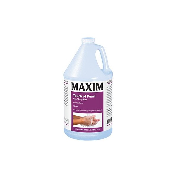 Midlab Inc. Maxim Touch of Pearl Hand Soap 1 Gallon Moncheil Scent HB245, 4PK - 024500-41