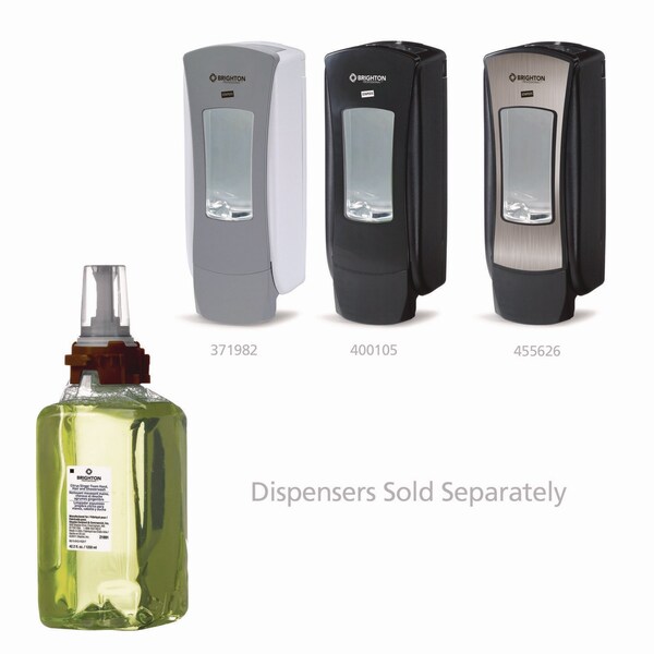 Brighton Professional ADX Foaming Hand Soap Refills, Hand/Hair/Shower Wash, Citrus Ginger Scent, 1,250 mL, 3PK - 21891
