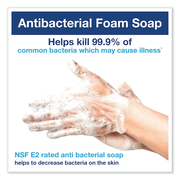 Tork Tork Antibacterial Foam Soap S4, Helps Kill Common Bacteria, 6 x 1L, 401215 - 401215