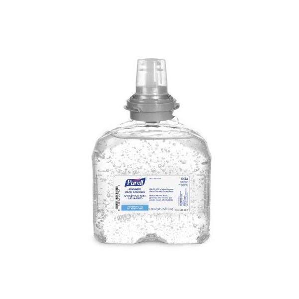 Gojo 5456-04 Purell Instant Hand Sanitizer 1200 ml refills Clear, 4PK - 1298895