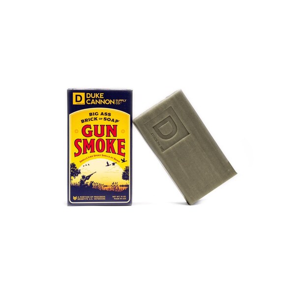 Duke Cannon Duke Cannon Gun Smoke Scent Bar Soap 10 oz 1 pk - 03GUNSMOKE1