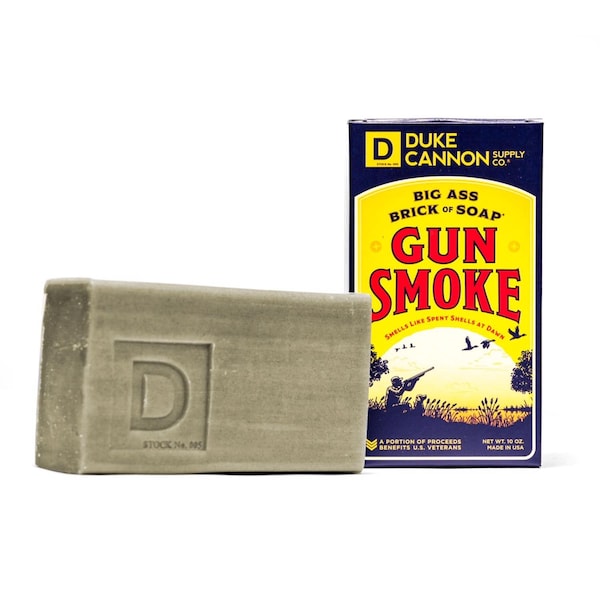 Duke Cannon Duke Cannon Gun Smoke Scent Bar Soap 10 oz 1 pk - 03GUNSMOKE1