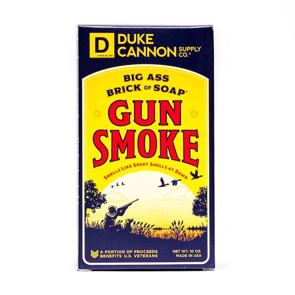 Duke Cannon Duke Cannon Gun Smoke Scent Bar Soap 10 oz 1 pk - 03GUNSMOKE1