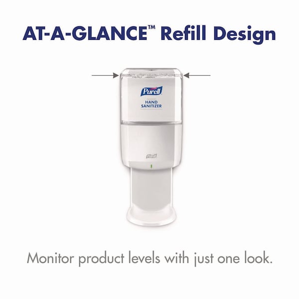Purell FS6 Touch-Free Floor Stand Dispenser, 1,200 mL, 12.5 x 11.3 x 38.5, Graphite - 6424-DS