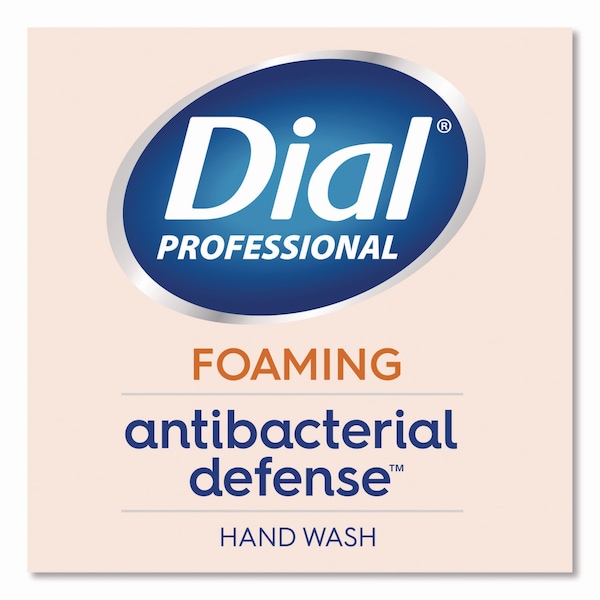Dial Professional Antibacterial Foaming Hand Wash Refill, Plus Aloe, Original Scent, 1 gal, 4PK - 17000 35452