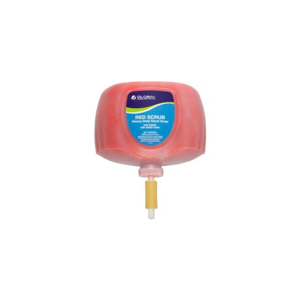 Kutol Products Red Scrub Heavy Duty Hand Cleaner Cherry Scent 2L Refill - 4/Case - 641454