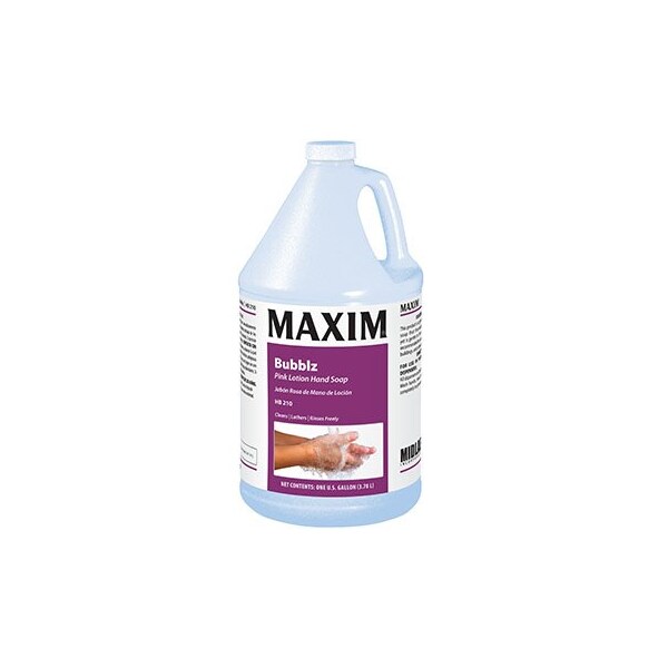 Midlab Inc. Maxim Bubblz Lotionized Hand Soap 1 Gallon Cherry Scent HB210, 4PK - 021000-41