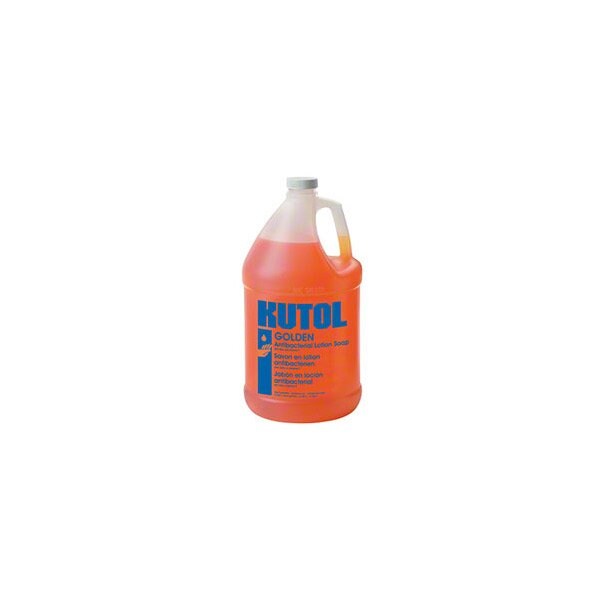 Kutol Products Co Kutol Golden Antibacterial Hand Soap Amber w/ Citrus Scent 1Gal Pour Top, 4PK - 6009