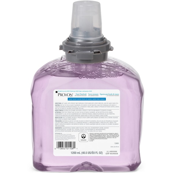 Provon 1200 ml Foam Hand Soap Refill Cartridge - 5385-02