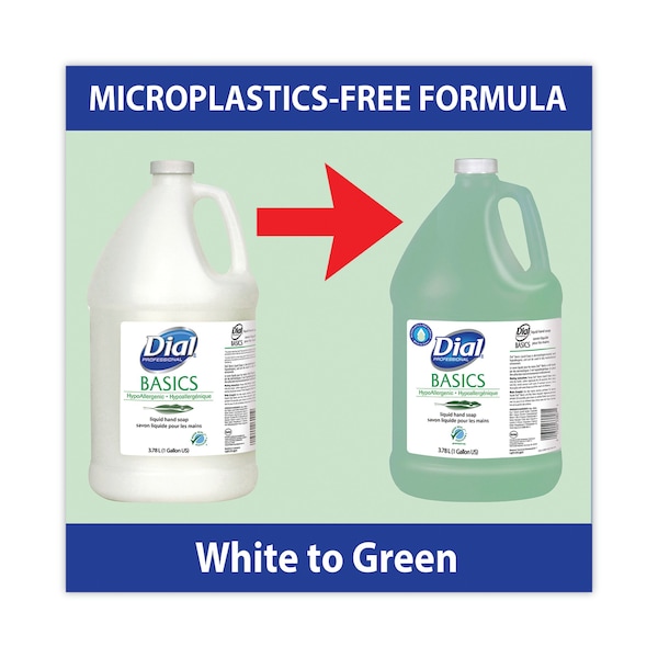 Dial Professional Basics Hypoallergenic Liquid Hand Soap - 1 Gallon - DIA 33809EA