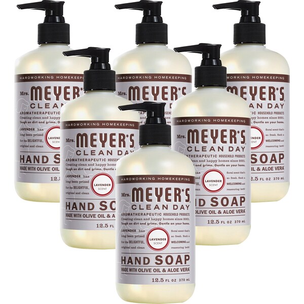 Mrs. Meyers Clean Day 12.5 fl oz (369.7 mL) Hand Soap 6 PK - SJN651311CT
