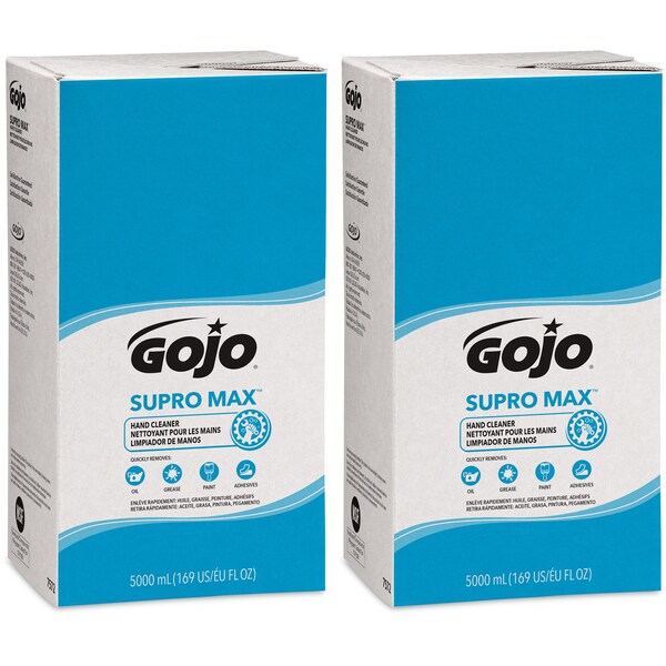 Gojo 1.3 gal (5 L) PRO TDX Refill Supro Max Hand Cleaner 2 PK - GOJ757202