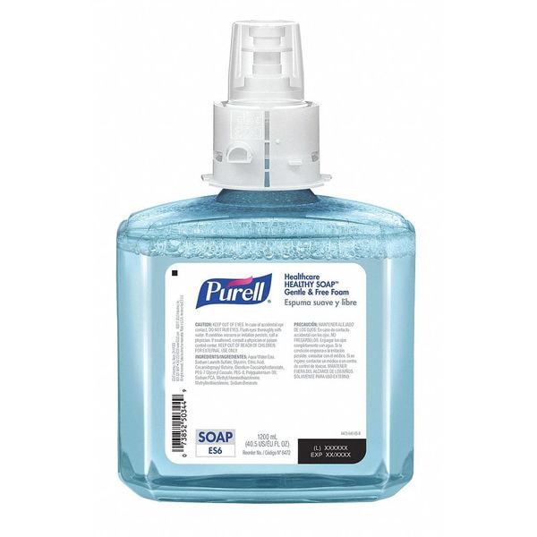 Purell Hand Soap, Series ES6, 1,200 mL, Foam, Fragrance Free, Requires Dispenser, 2 PK - 6472-02