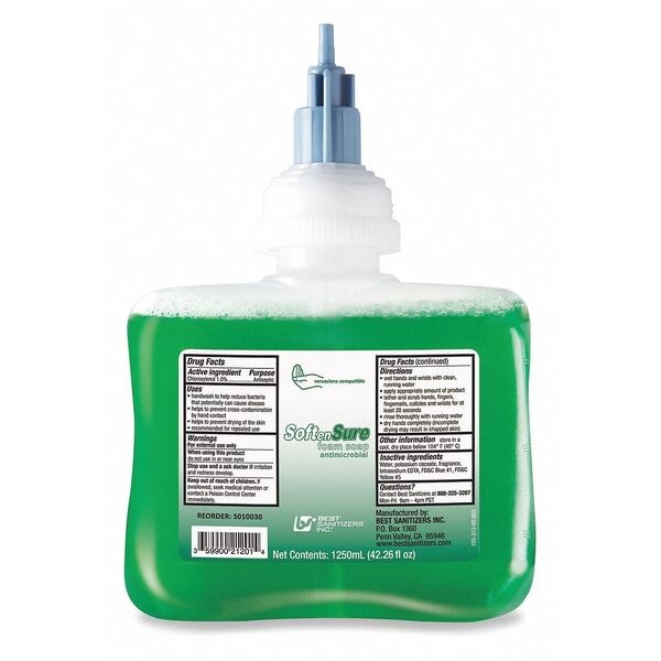 Best Sanitizers 1250 ml Foam Hand Soap Cartridge - SO10030