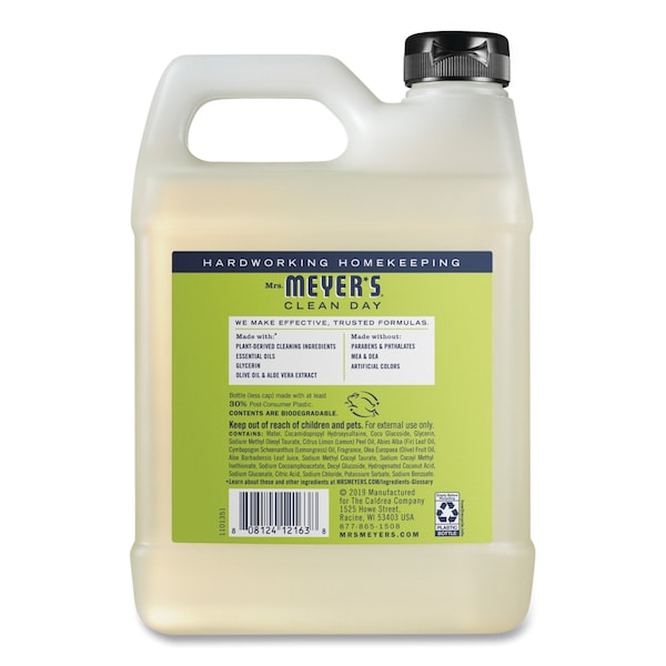Mrs. Meyers Clean Day 33 oz Liquid Personal Soaps Jug - 651327