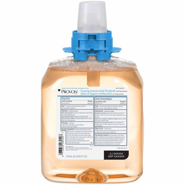 Provon Antimicrobial Soap Foaming 1,250 mL Dispenser Refill Bottle Fruit Scent - 5186-04