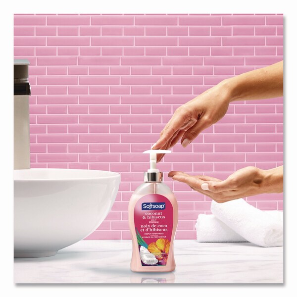 Softsoap Liquid Hand Soap Pumps, Coconut and Hibiscus, 11.25 oz - US07157A