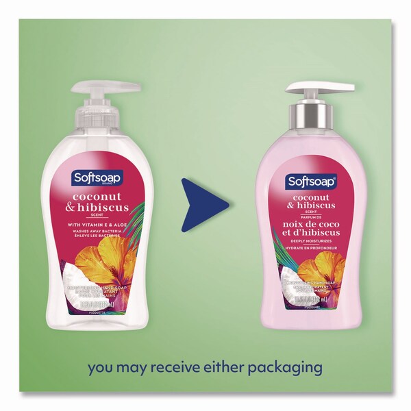 Softsoap Liquid Hand Soap Pumps, Coconut and Hibiscus, 11.25 oz - US07157A