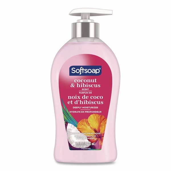 Softsoap Liquid Hand Soap Pumps, Coconut and Hibiscus, 11.25 oz - US07157A
