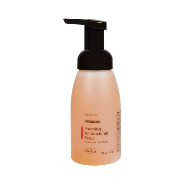 Mckesson Clean Scent Foaming Antibacterial Soap, 8.5 oz. Bottle, 24PK - 53-23123-8.5
