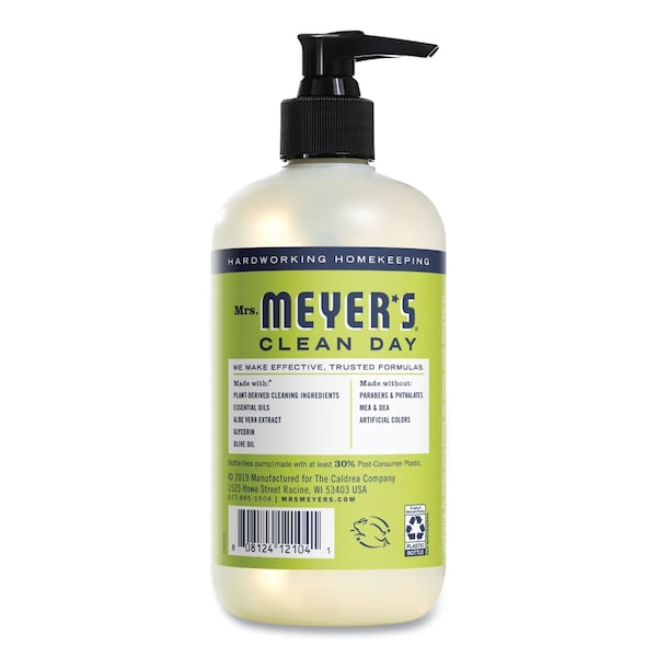 Mrs. Meyers Clean Day Clean Day Liquid Hand Soap, Lemon Scent, 12.5 oz, 6PK - 373205