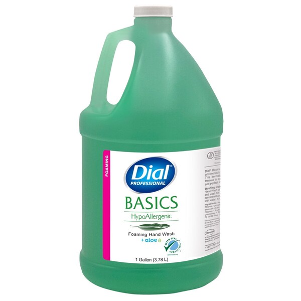 Dial Basics Hypoallergenic Hand Wash, Honeysuckle Scent, 1 gal, 4PK - 17000 35438