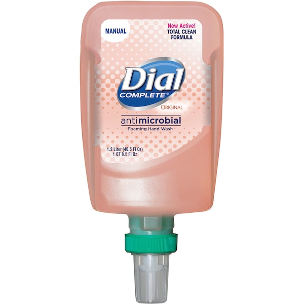 Dial 40.6 fl oz (1200 mL) Complete Antibacterial Foaming Hand Wash - FIT Universal Manual 3 PK - DIA16670