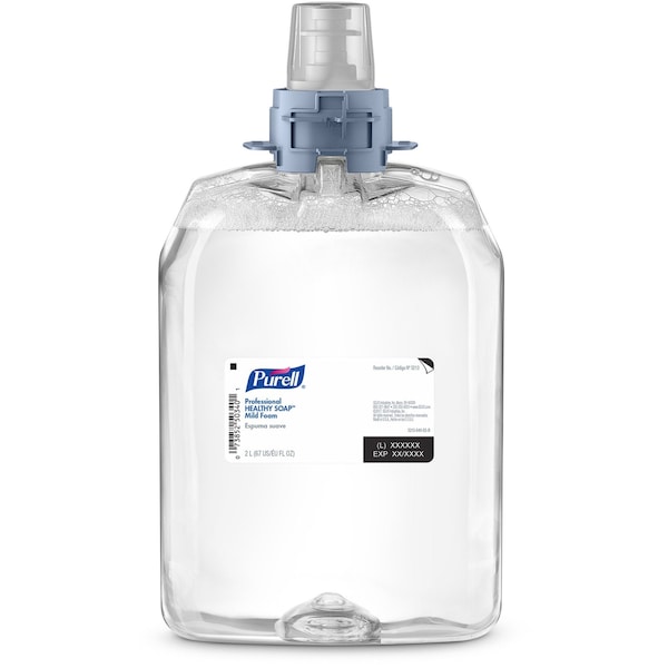 Purell Hand Soap, Series FMX, 2,000 mL, Foam, Fragrance Free, 2 PK - 5213-02